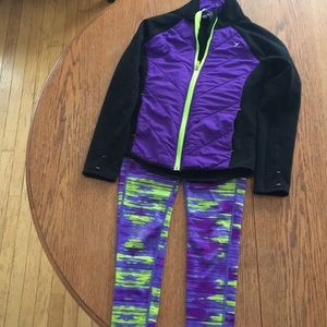 Girls active wear outfit